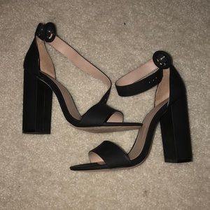 Black Block Heels